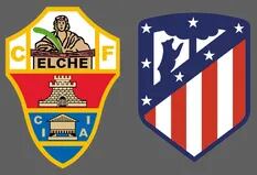 Atlético de Madrid venció por 2-0 a Elche como visitante en la Liga de España
