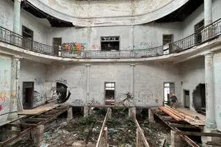 Así restauran el histórico Pabellón del Centenario: estaba abandonado en un predio de Palermo