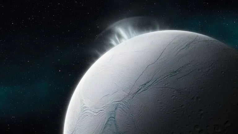 Spektakuläre Entdeckung von 9.400 km Wasserdampf, der den eisigen Saturnmond ausstößt