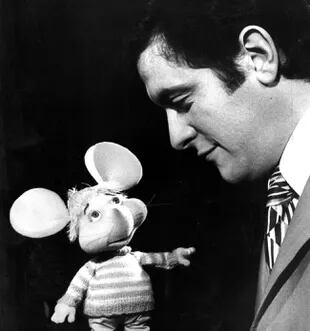 1970: Con el Topo Giglio en televisión