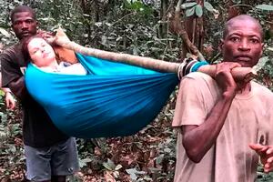 Las fotos del estremecedor rescate de 55 horas de Ashley Judd en el Congo