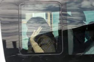 Cristina Kirchner llegó al acto acompañada por Axel Kicillof