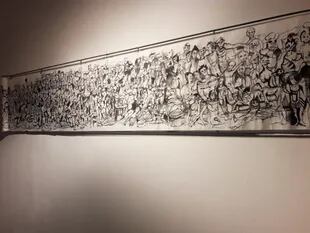Obra de Andrés Waissman comprada en arteba y exhibida en la muestra actual