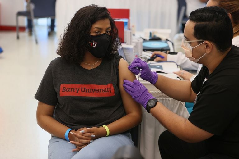 Vacunación en Miami