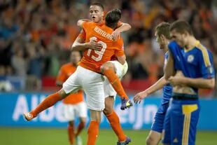 Holanda festejó su triunfo en Amsterdam