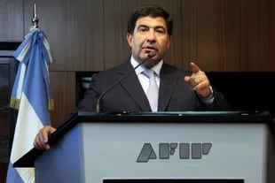 El jefe de la AFIP, Ricardo Echegaray