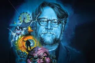 Guillermo Del Toro en una singular Ilustración de Paul Mann