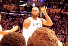 Los Lakers se hunden y apareció un video de LeBron James en el que insulta a los hinchas