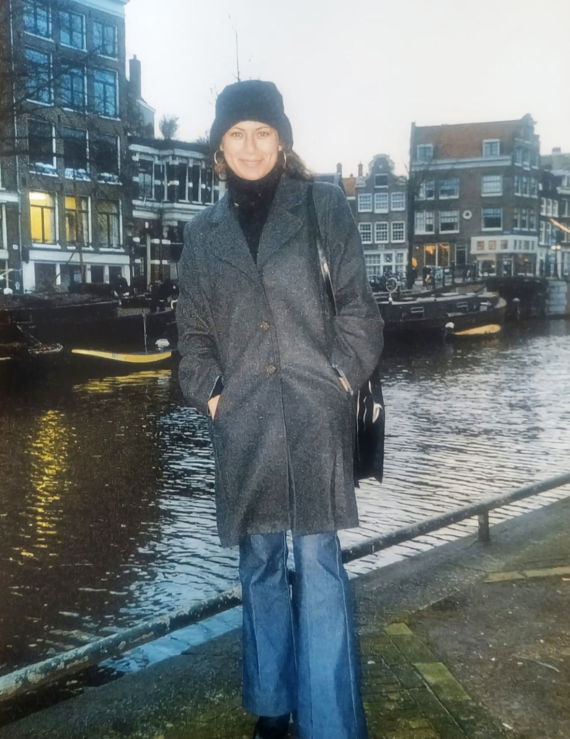 Valeria en Ámsterdam, en el año 2000.