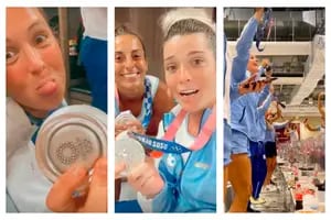 La intimidad del festejo de Las Leonas tras una nueva medalla olímpica