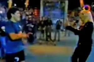 Cuando Raffaella Carrà hizo bailar a Diego Maradona