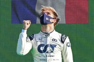 Fórmula 1. Gasly consiguió su primer triunfo en la carrera más loca del año