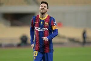 Todo mal. Barcelona perdió la Supercopa de España y Messi se fue expulsado