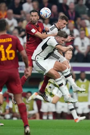 Sergio Busquets. España vs Alemania
fase de grupos.. Mundial Qatar 2022