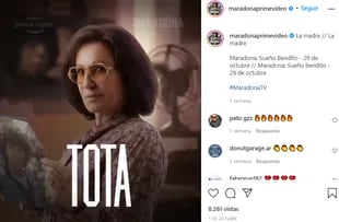 Mercedes Morán estará en la piel de Doña Tota, la madre de Diego Maradona