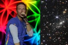 Coldplay proyectó las imágenes del telescopio Webb mientras entonaba uno de sus hitazos