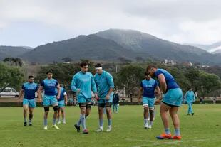 Los Pumas en el norte argentino; muy dispersos durante el año a partir de la pandemia, los jugadores argentinos se reúnen en el seleccionado.