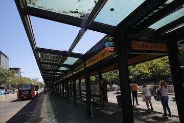 El metrobús de la 9 de Julio sufrió graves daños