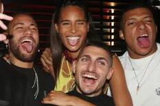 Antes de la derrota del PSG, Neymar, Mbappé y Verratti estuvieron en el cumpleaños de una modelo