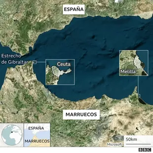 Allí se ubican Ceuta y Mellilla