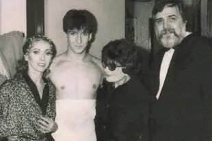 Lino Patalano, junto con Eleonora Cassano, Julio Bocca y Niní Marshall