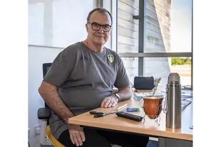 Bielsa spends many hours a day at Thorp Arch.