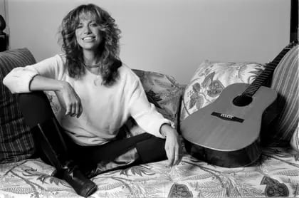 Carly Simon, fotografiada en Nueva York en 1983