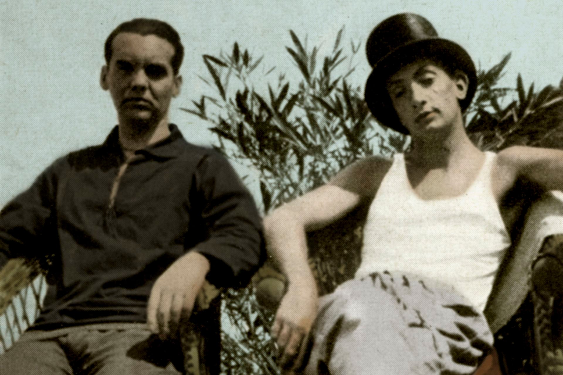 Federico Garca Lorca y Salvador Dalí, en Cadaqués, a fines de los años 20