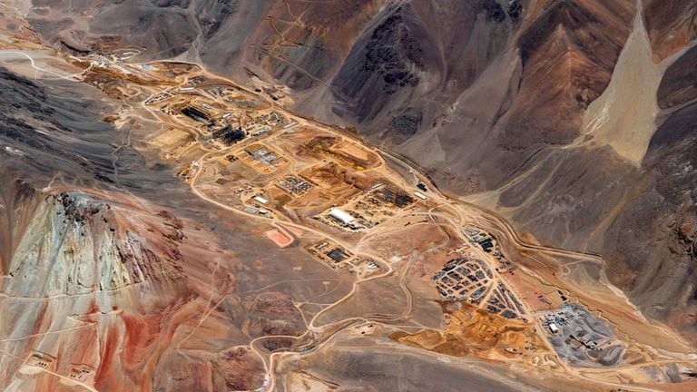 La mina de oro Veladero, en San Juan