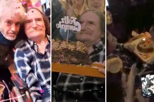 Las fotos del festejo de cumpleaños de Charly García junto a Fito, Nito Mestre y Raúl Porchetto