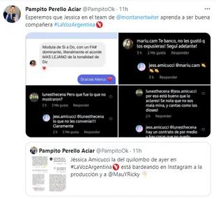 Pampito Perello  mostró los mensajes de Jéssica Amicucci