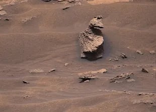 La roca con forma de "pato" en Marte
