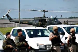 Helicópteros sobrevolando desde el mediodía y 1400 efectivos federales cambiaron la fisonomía de Rosario