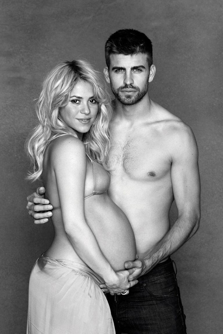 A días de convertirse en padres por primera vez, Shakira y Piqué protagonizaron un dulce posado 