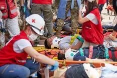 Heridos, evacuaciones y la amenaza de una sustancia tóxica, el día que Mendoza simuló un terremoto devastador