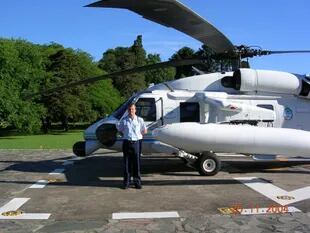 Durante 10 años, Claudio Zanlongo estuvo a cargo del helicóptero presidencial