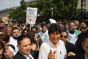 Evo Morales termina el año como refugiado en la Argentina 