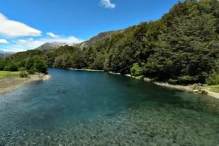 El Río Manso, en la zona de Bariloche