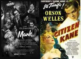 Mank y Ciudadano Kane, los filmes que compitieron por el Oscar y tienen al castillo Hearst y la vida de su propietario como inspiración.