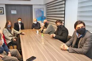 Los referentes de Seguridad participaron ayer de una reunión con el gobernador Axel Kicillof