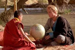 7 años en el Tibet  es protagonizada por Brad Pitt (Captura video)
