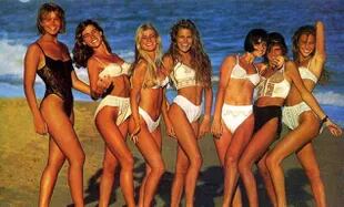 En 1990, cuando trabajaba como modelo, junto a Valeria Mazza, Vicky Nocetti, Sofía Reynal, Araceli González, Solange Bosch y Andrea Bursten