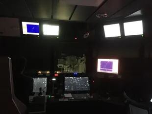 El centro de control donde se monitorean las acciones de las naves